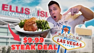 UNREAL $9.99 Steak & Prime Rib Deal Ellis Island Las Vegas
