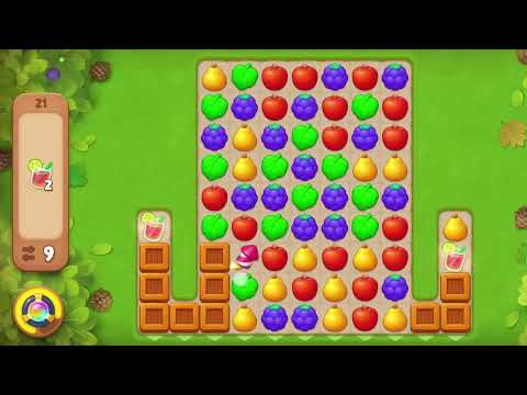Gardenscapes Level 21 No Boosters Gameplay