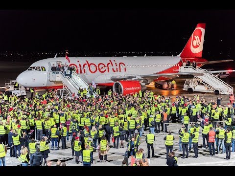 Airberlin   Der letzte Flug AB6210 MUC