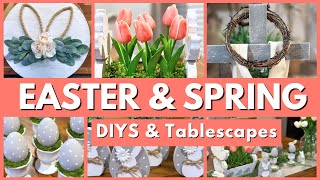 5 *NEW* Spring & Easter Diy Decor Ideas/Plus Easter Tablescape Ideas