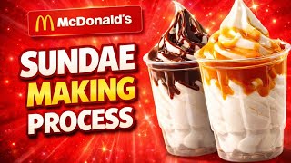 From Soft Serve to Sundae — McDonald’s Full Process#McDonalds #Sundae