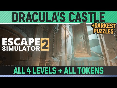 Escape Simulator 2 - Dracula's Castle - All Puzzle Solutions, All Tokens & Darkest Puzzles