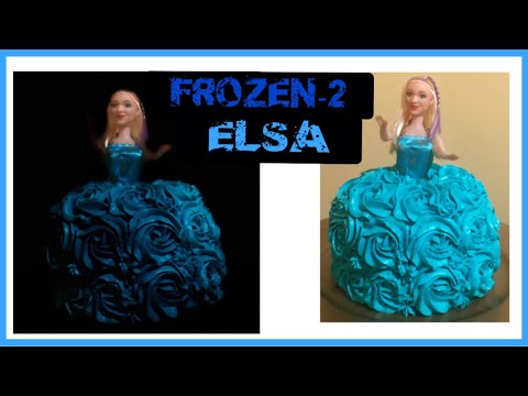 How To Make FROZEN-2  ELSA CAKE-NERDY NUMMIES | Disney Princess Sisters Cake | kids cake Tutorials.