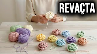 Easy Crochet Rose Tutorial | Double-Sided Design | For Beginners | DIY 🌹🧶