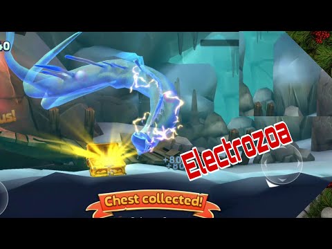 Hungry Dragon Modapk||Electrozoa Max Upgraded New Electric Dragon Unlocked