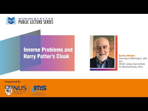 IMS Public Lecture: Inverse Problems and Harry Potter's Cloak