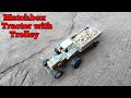 How To Make Matchbox Tractor With Trolley At Home How To Make Matchbox DC Motor Tractor At Home