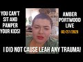 Amber Portwood Live I Did Not Cause Leah Trauma My Life Was Way Worse Than Hers Video Only