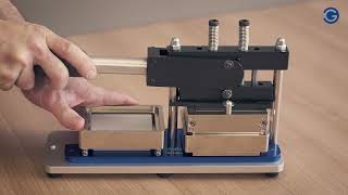 IDGAMAX - B900S MACHINE - HOW TO MAKE MAGNETS OR RECTANGULAR BUTTONS -  ENG