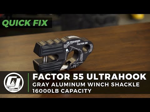 Upgrade the Looks and Safety of Your Winch Hook with the Factor 55 UltraHook
