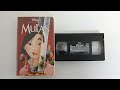 Opening To Mulan 1999 VHS 60fps
