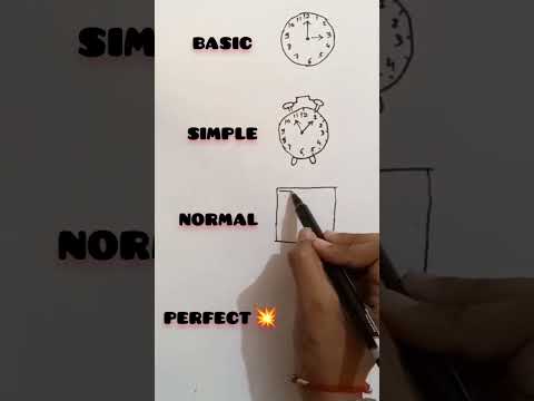 different clock⌚ #drawingtutorial #clock#different