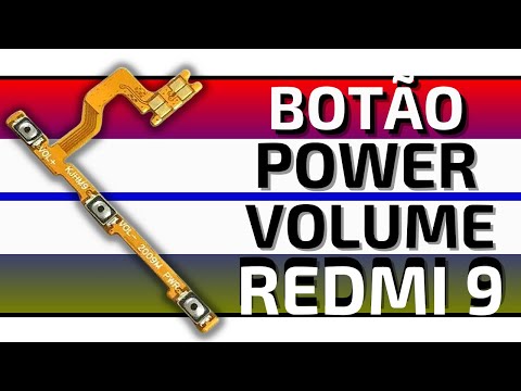 [ Xiaomi Redmi 9 M2004J19AG ] Como Trocar Botoes Power Volume Ligar Flex How to Change Power Volume