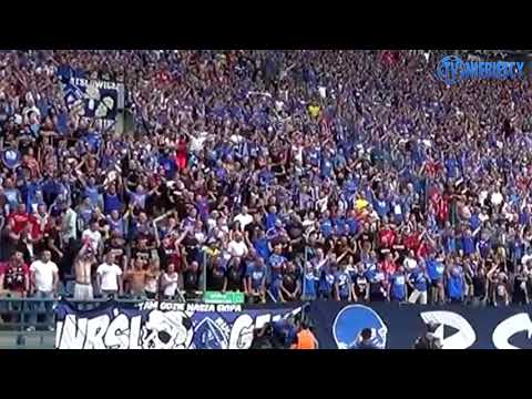 "RUCH! RUCH! HKS!" - kibiców Ruchu na wirtualnym meczu w Kluczborku (04.04.2020 r.)