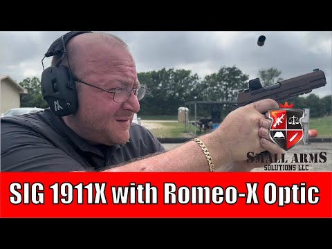 Sig 1911X with Romeo-X Optic