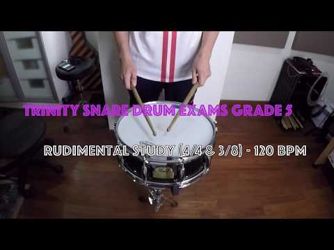 Trinity Guildhall - Grade 5 Snare Drum : Rudimental Study (Ratamacue Swing)
