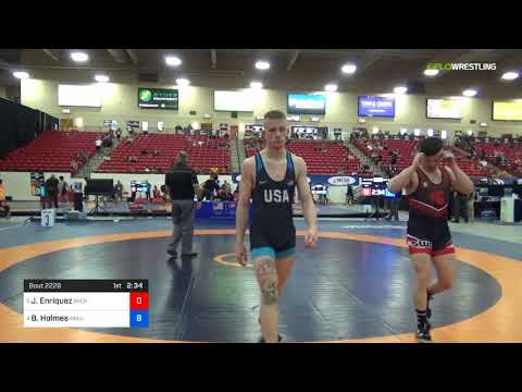 2018 Marine Corps US Open/UWW Junior Greco Roman 67 5th Place - Jaden Enriquez (Mich) Vs. Britton