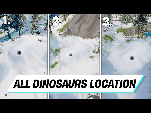 Giant Smiling Dinosaur Teased In Fortnite Chapter 3 Giant Smiling Dinosaur Teased In Fortnite Chapter 3