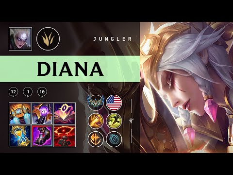 Diana Jungle vs Master Yi - NA Challenger Patch 25.23