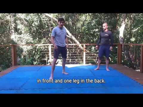 Footwork in self-defense