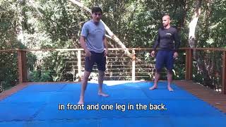 Footwork in self-defense