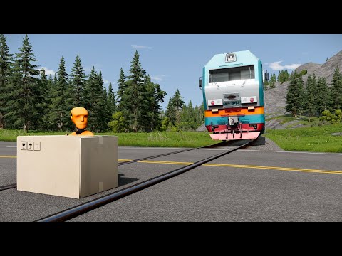 Dummy's Bad Day 😱 - Train Accidents #16 | BeamNG.drive