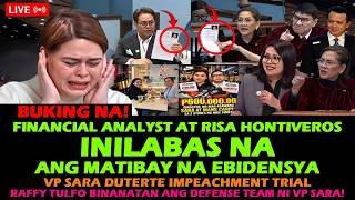 DAY 38: Impeachment VP SARA DUTERTE NATAKOT! BUKING NA! ATTY JINKY LUISTRO RAFFY TULFO