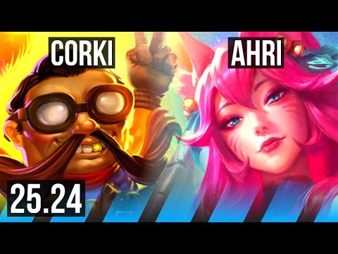 CORKI vs AHRI (MID) | KR Master | 25.24