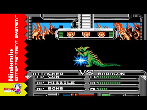 Godzilla 2 - War of the Monsters (NES) - Longplay