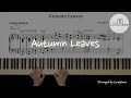 Autumn Leaves Swing Jazz Solo Piano Sheet Music
