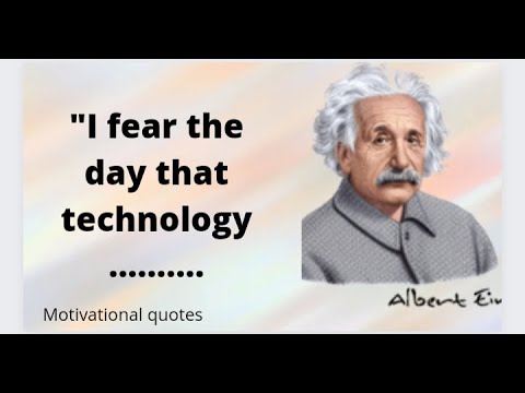 I fear the day that technology will surpass | NP The mind coach #alberteinsteinquotes #einstein