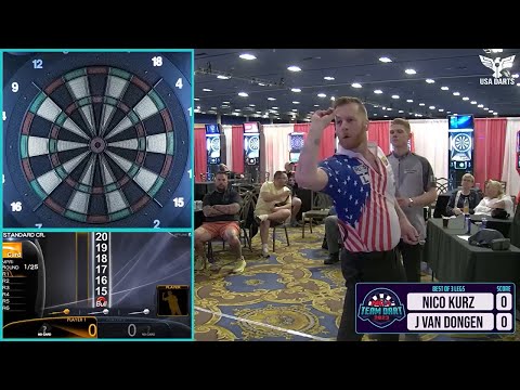 Jules Van Dongen vs Nico Kurz | Masters Cricket Final | NDA Team Dart