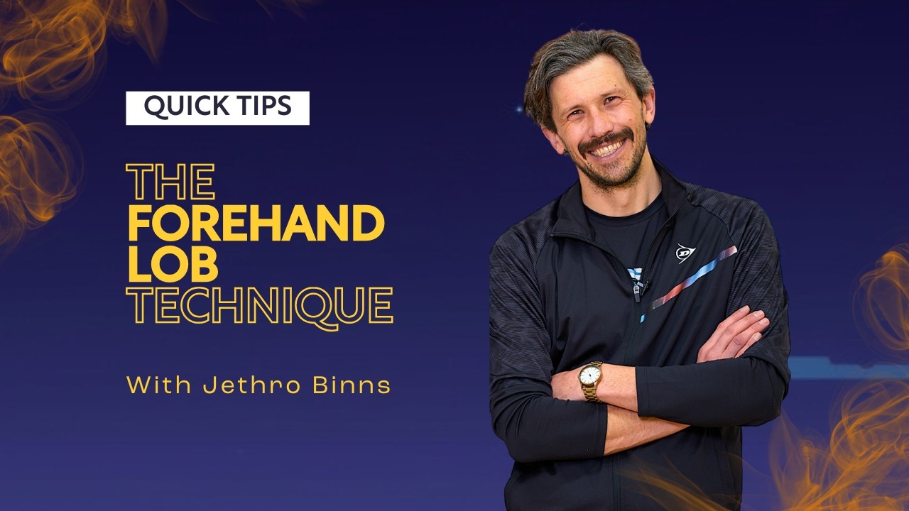 Squash Tips: Forehand Lob Technique | With Jethro Binns