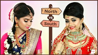 BEAUTY BATTLE - North Indian vs South Indian Makeup | Step By | DOWNLOAD THIS VIDEO IN MP3, M4A, WEBM, MP4, 3GP ETC