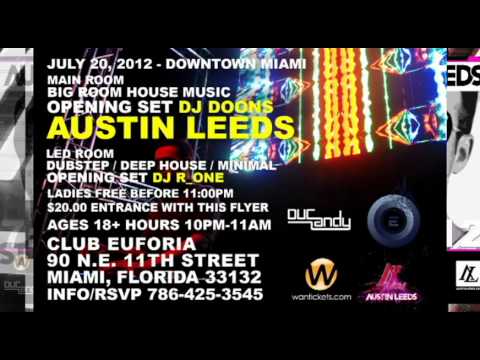 Austin Leeds live in Downtown Miami Club Euforia by DuCandy Events - After hours