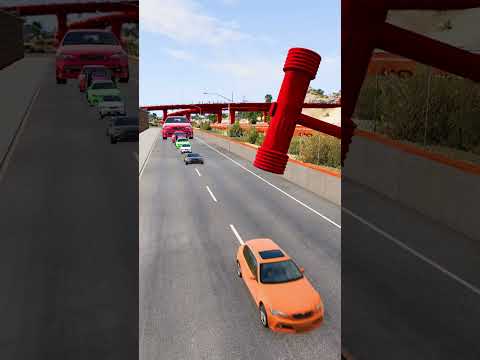 Small to Giant Cars vs The Red Hammer #74