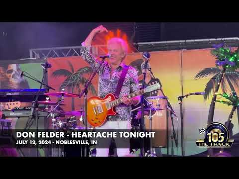 Don Felder performs "Heartache Tonight" at Parti-Gras 2.0 in Noblesville, IN on July 12, 2024