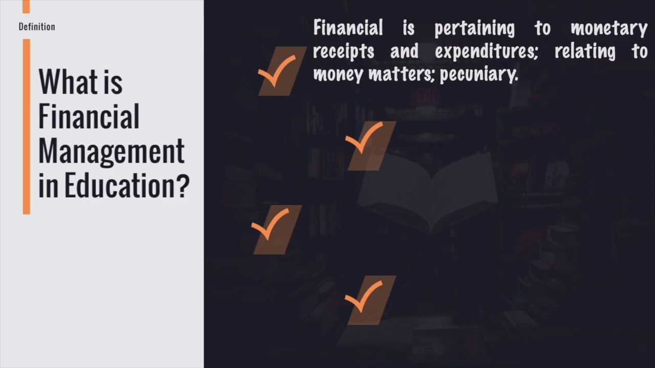 Fundamentals of Financial Management in Education