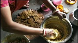 Santali Style Chicken Pie — Old Traditional Process