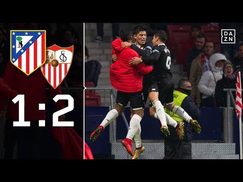Correa lässt Atleti zittern: Atletico Madrid - FC Sevilla 1:2 | Highlights | Copa del Rey | DAZN