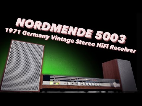 Nordmende Stereo 5003 🌈RaRe🌈 Vintage 1971 Germany Stereo Receiver System image 5