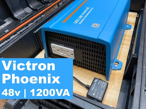 Victron Phoenix 48v 1200va Inverter review and portable power station build | ve direct