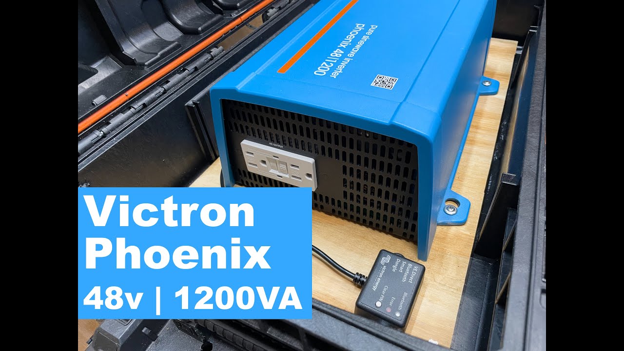 Victron Phoenix 48v 1200va Inverter review and portable power station build | ve direct