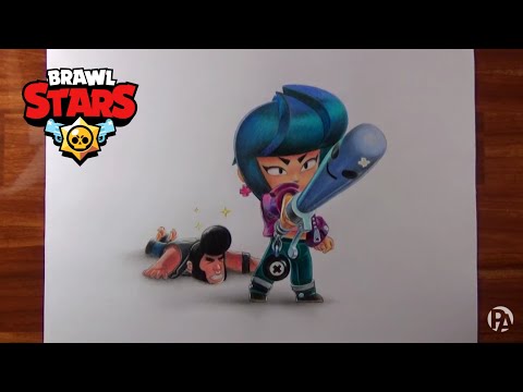 Dibujando a BIBI de Brawl Stars | PatrickART