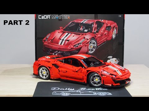 CaDA Master Ferrari 488 Pista LEGO Killer Part 2