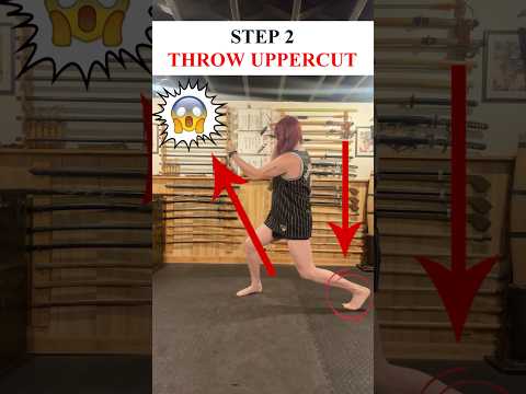 How To Do BOXING FOOTWORK + UPPERCUT 🥊 #Shorts #Boxing #MMA