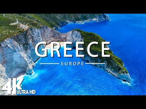 FLYING OVER GREECE (4K UHD) - Relaxing Music Along With Beautiful Nature Videos - 4K Videos Ultra HD