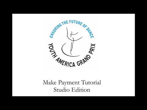Studio Payment Tutorial - YAGP 2019 Season
