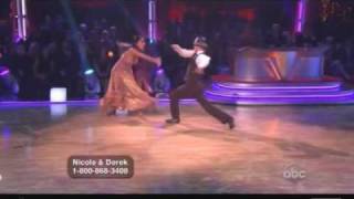 Nicole Scherzinger &amp; Derek Hough - Dancing With The Stars - Fox trot Week 8