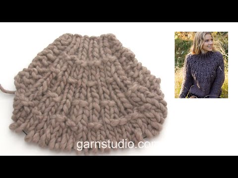 How to purl 2 stitches in 1 knit stitch